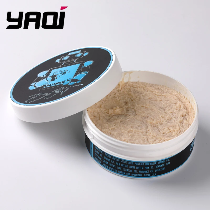YAQI BOT Atisan Shaving Soap for Men 170g Artisanal Handcrafted Soap for Perfect Beard Care And Facial Hair Grooming