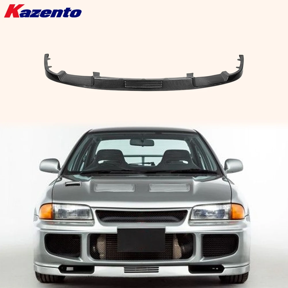 

Для Mitsubishi EVO 3 1995-1996 седан OEM стиль карбоновый передний бампер нижняя губа