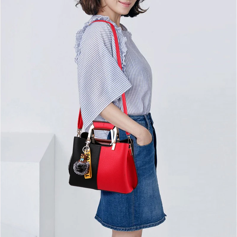 Women Bags 2023 New Leather Shoulder Crossbody Large Luxury Designer Fashion Ladies Female With Top Handle Korea Clutch Handbags