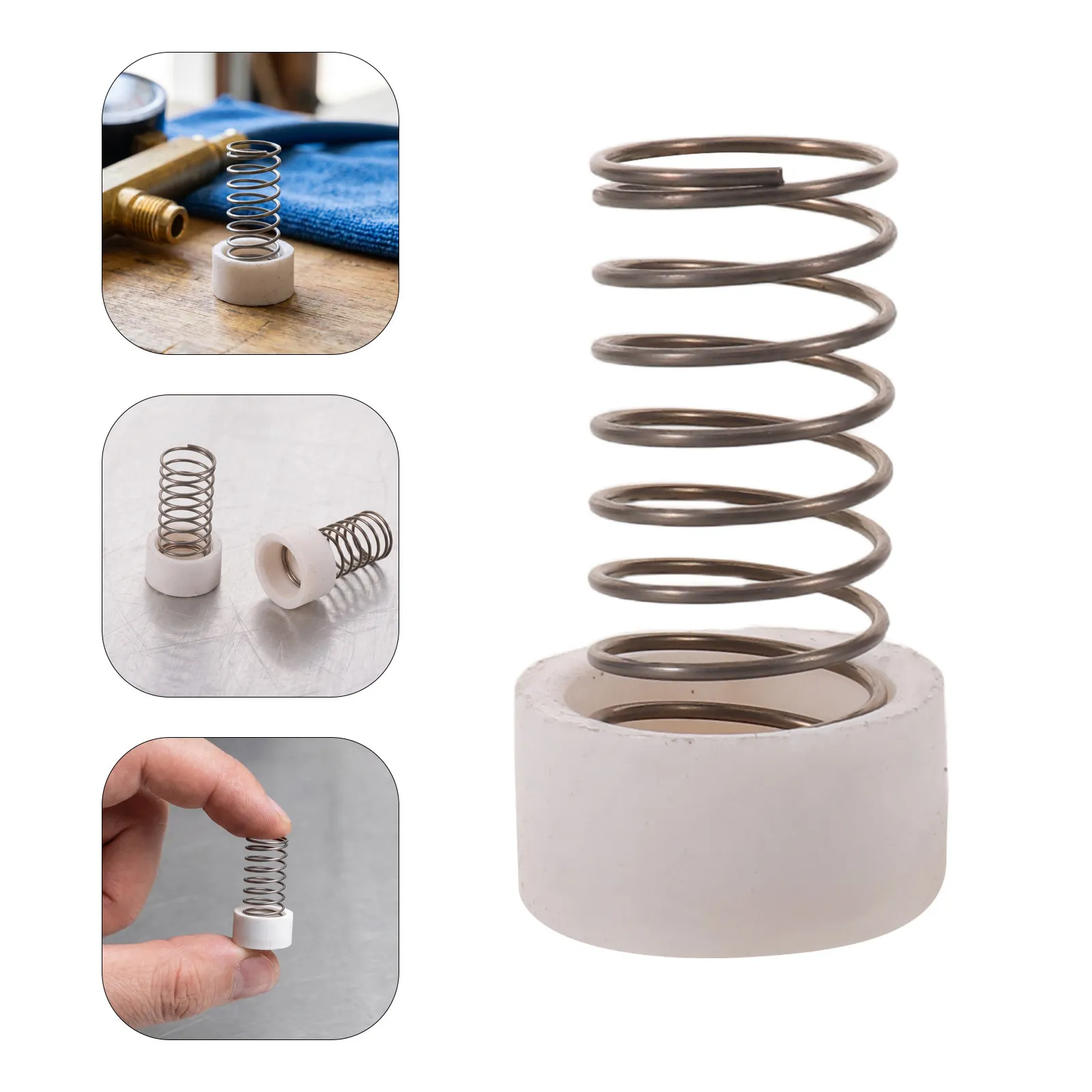 2Pcs Air Compressor Check Valve Core Spring Plug Non Return Valve Assembly for Piston Pump Oil Machine Repair Parts Replacement - view 5
