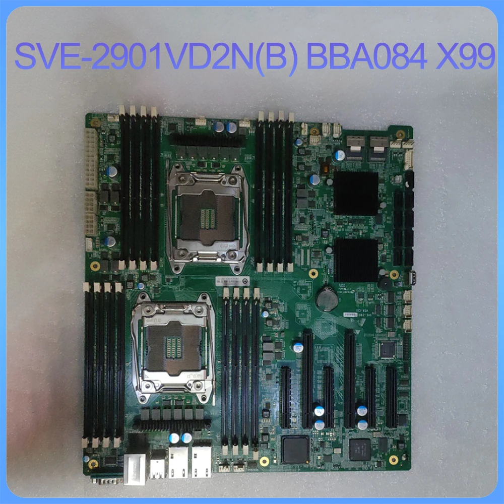 

For EVOC Two-way Server Motherboard Industrial Control Motherboard SVE-2901VD2N(B) BBA084 X99