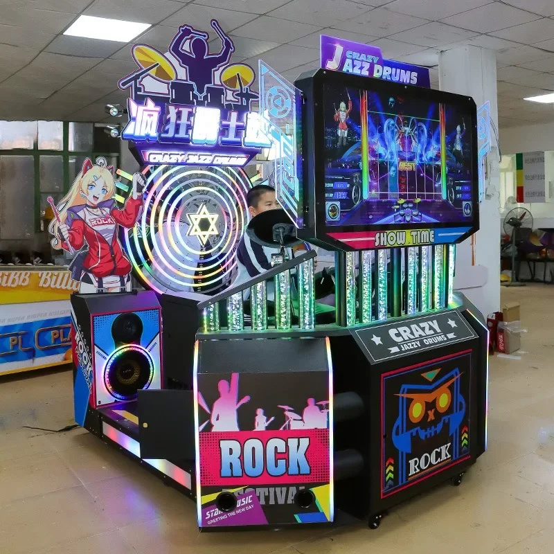 Crazy Jazz Drum Simulation Rhythm Drumming Music Entertainment Equipment
