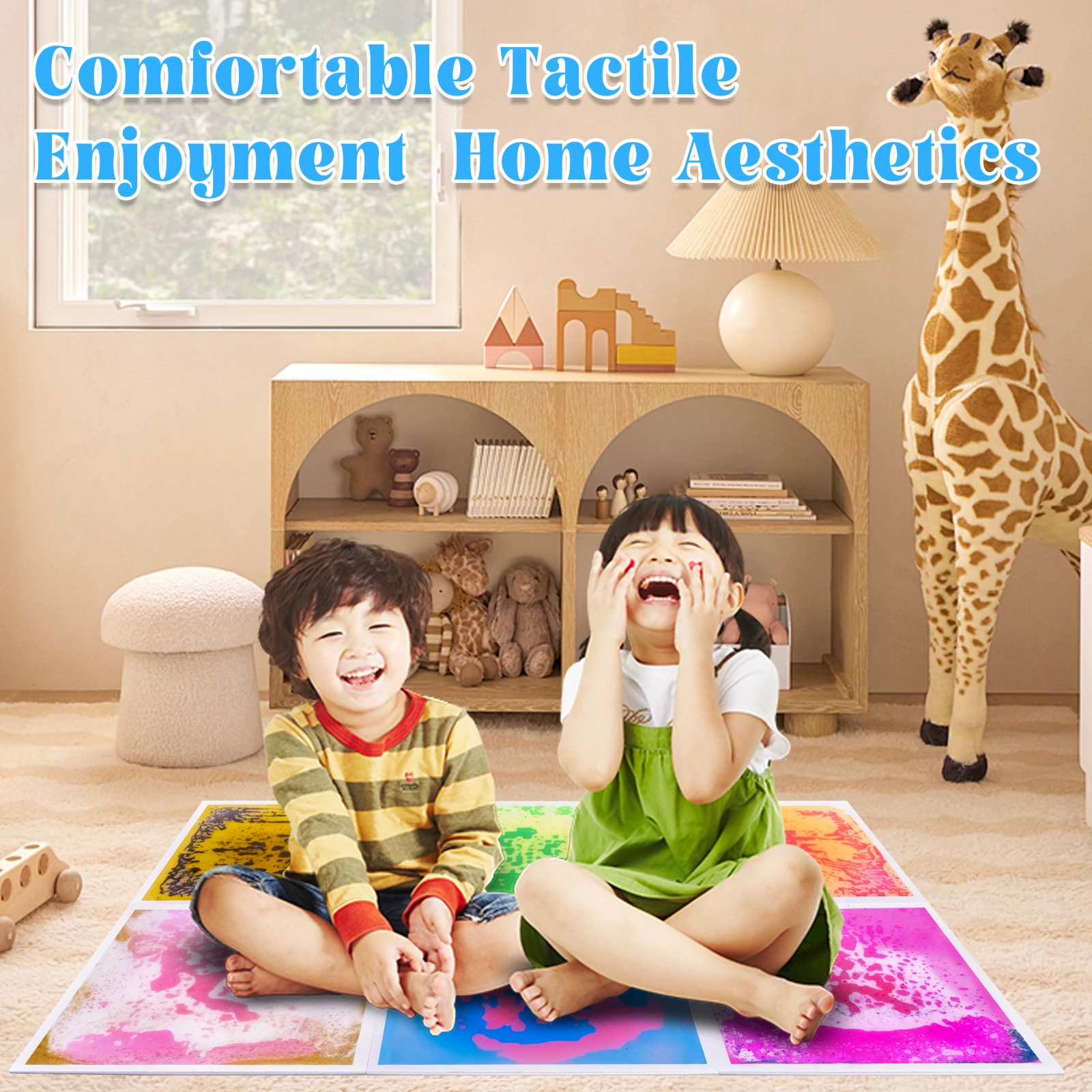 Estera compatible con baldosas para pies sensoriales: el socio perfecto para juguetes sensoriales mejora la experiencia de tiempo de juego