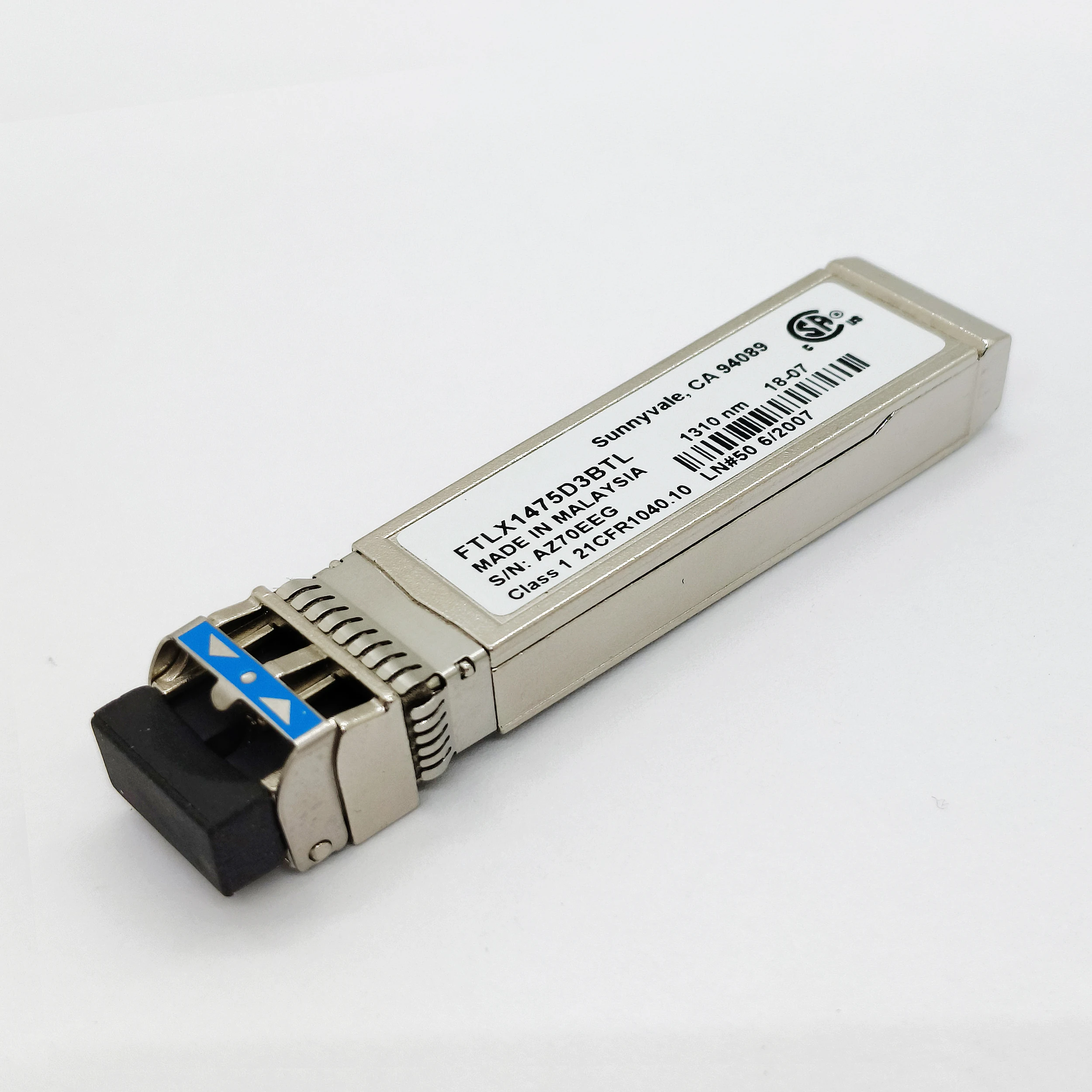 Genuine For Finisar 10G 10km FTLX1475D3BTL LR 1310nm SFP+ SM Duplex LC Industrial Grade -40 ~ 85 ℃ Transceiver Optical Module