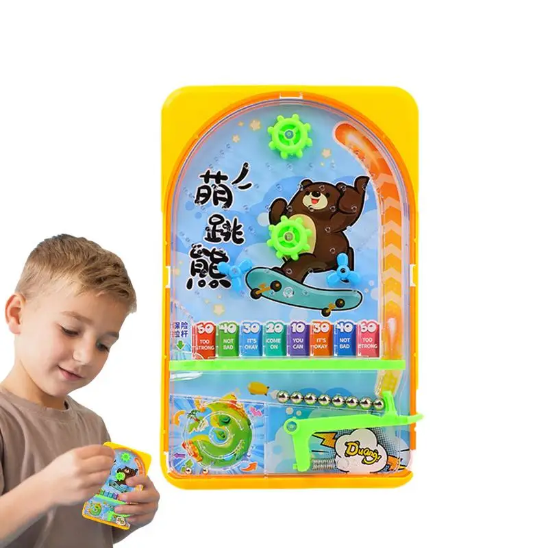 

Mini Pinball Machine Kids Developmental Pinball Maze Toy KidsHandheld Games For Visual Training For Bedroom Dormitory Classroom