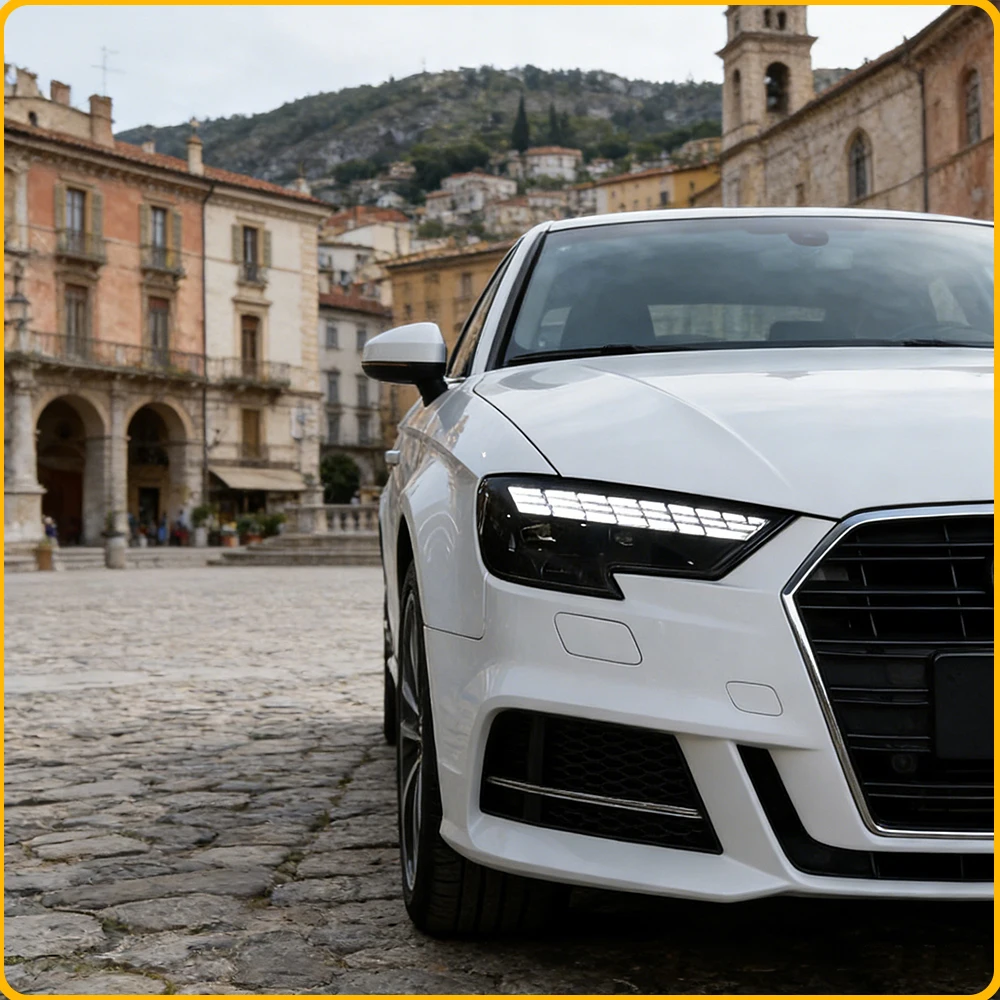 

Car Front Lamp For AUDI A3 8V 2017-2020 Upgrade LED Projector Lens Headlights Assembly Plug and Play Dynamic Streamer Turn Light