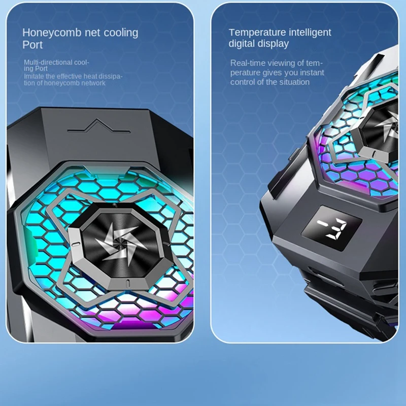 WISH SL31 Dispositivo di raffreddamento del telefono cellulare Ventola di raffreddamento Radiatore TEC Dispositivo di raffreddamento del gioco di refrigerazione a semiconduttore regolabile per telefoni cellulari