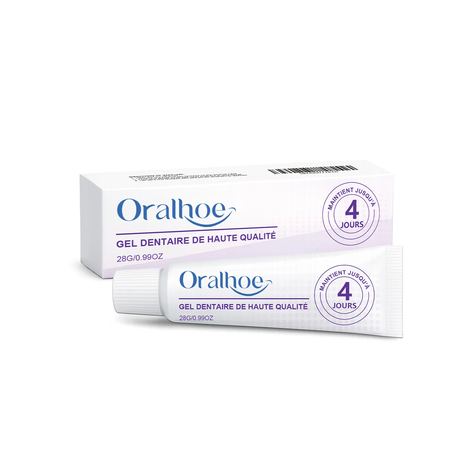 Oralhoe Firm Hold Denture Adhesive Gel Long Lasting Stable Fixing Cream Reduce Gum Discomfort Prevent Food Residue Denture Care