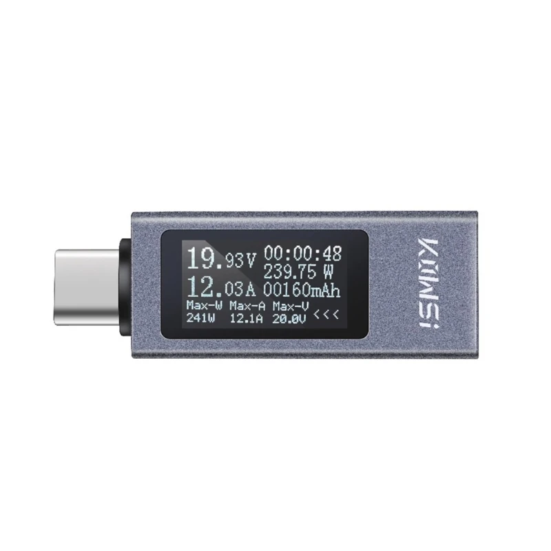 

KOWSI USB C измеритель напряжения и тока USB Checker USB детектор зарядки мобильного телефона USB C вольтметр амперметр детектор