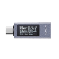 KOWSI USB C Meter Current Tester USB Checker USB Charging Detector USB C Voltmeter Ammeter Detector