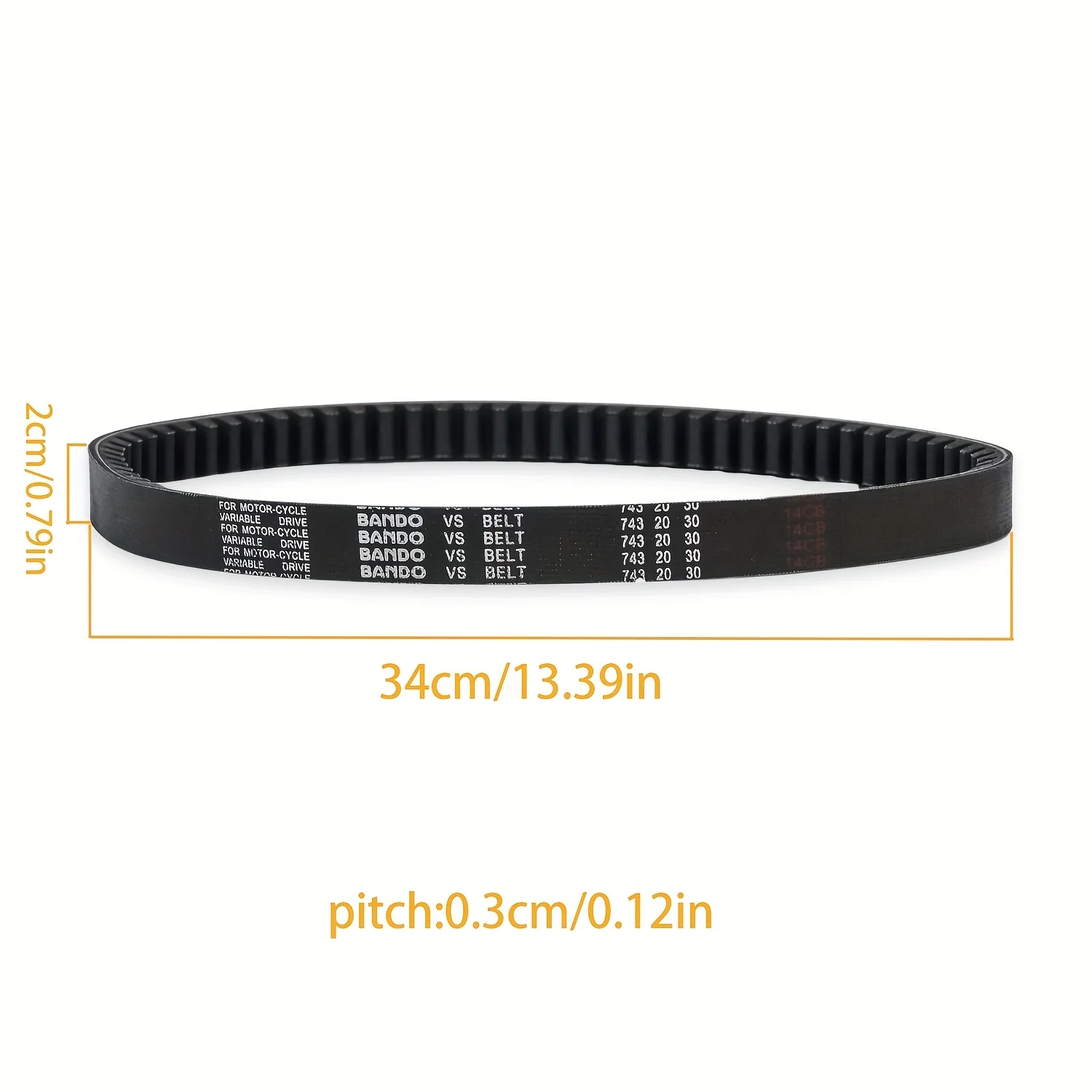 743 20 30 CVT motorcycle swivel belt for GY6 125 150cc scooter moped ATV Quad 152QMI 157QMJ engine