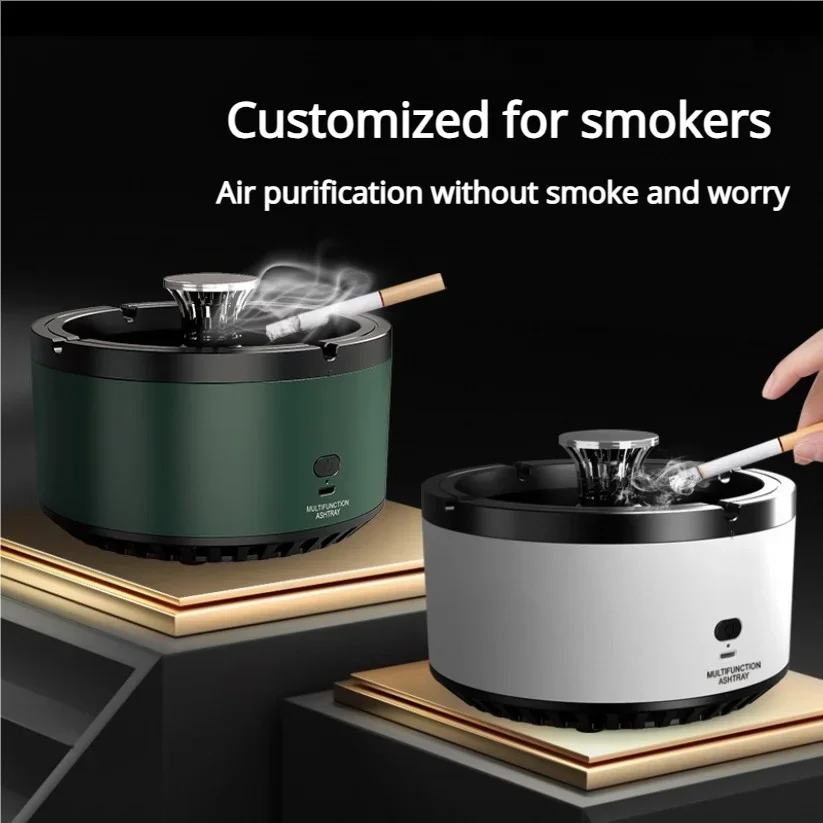 Usb Charging Intelligent Ashtray Air Purifier Instantly Removes Second-hand Smoke And Tobacco Smell