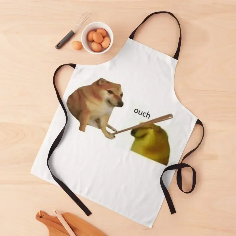 

cheems bonk Apron Kitchen Women Kitchen Supplies Hairdresser Custom Apron