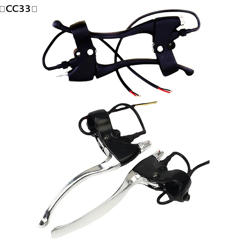 ​ 1 par de alavancas de freio para bicicleta elétrica, interruptor de corte de energia, universal, para veículos elétricos, bicicletas, e-scooters, kit de substituição de peças de reposição 〔CC33〕