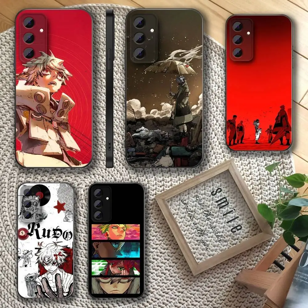 حافظة هاتف G-Gachiakuta لهاتف سامسونج S 25,24,23,22,30,21,10,9,Ultra,Plus,Lite,FE,4,5G حافظة سوداء ناعمة