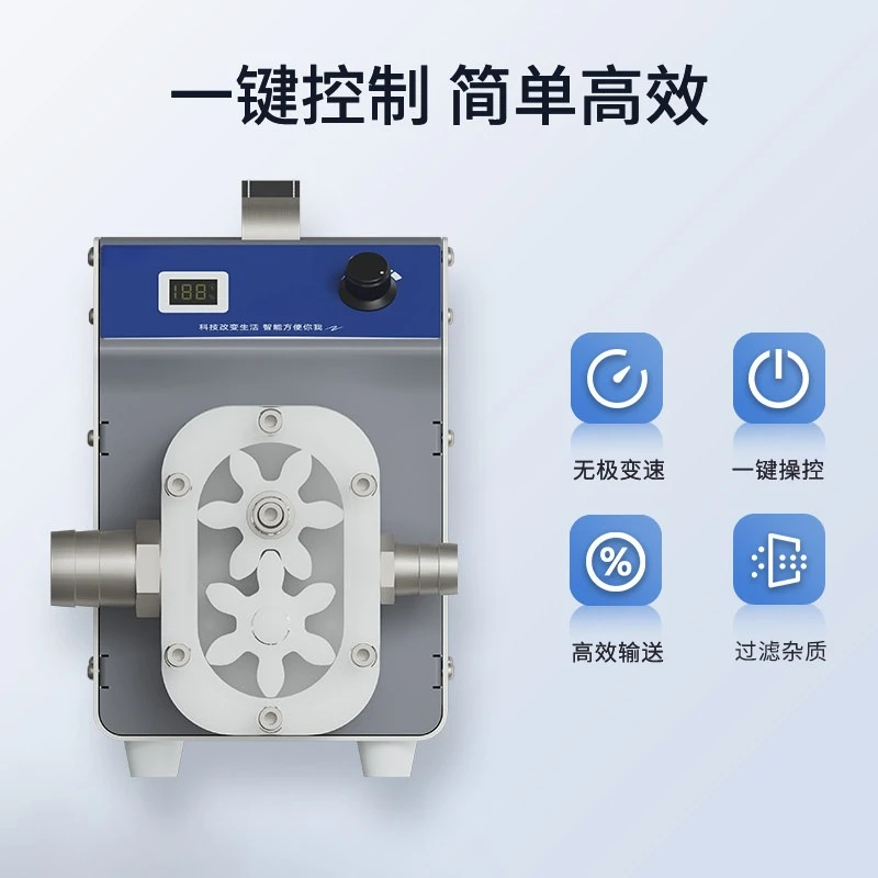 Food Grade Viscous Fluid Transfer Pump High Flow Stainless Steel Pump For Sauce Emulsion Bottling Commercial Filling Tool