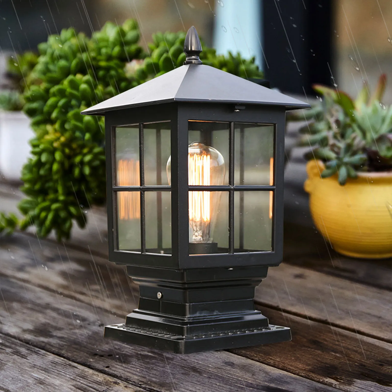 Aluminum Alloy Pillar Lamp (No Light Source): Durable, Elegant Outdoor Lighting Solution