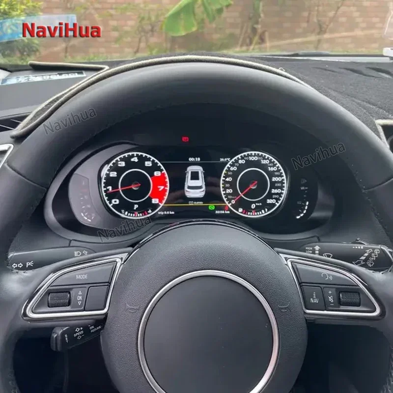 

10.25 Inch LINUX System LCD Display Speedometer Car Digital Dashboard Monitor Instrument Auto Gauges Panel for Audi Q5 2010-2018