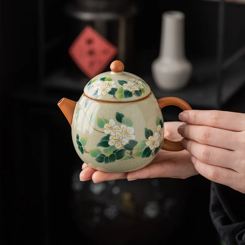 Lila Ton Teekanne berühmte handgemachte Kugel Loch Filter Xishi Teekanne chinesische authentische Teese rvice Wasserkocher maßge schneiderte Geschenke