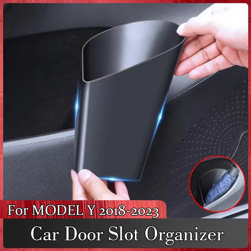

For Model Y Car Door Slots Trash Cans Car Storage Box Storage Box Conversion Accessory Nterior Accessories Stowing Tidying