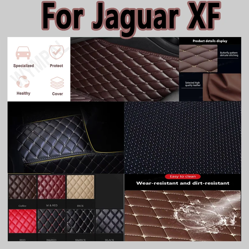 

Luxury Car Floor Mats For Jaguar XF Sedan 2008 2009 2010-2012 2013 2014-15 Auto Foot Pads Automobile Carpet Cover Interior Mats