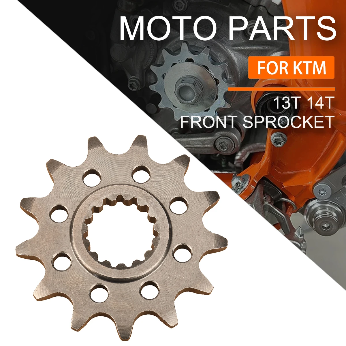 Motorcycle Front Chain Sprocket 520 Chain Gear 13 14 Teeth For KTM MXC XC XCF XCW EXC SX SXF 250-530 2007 2008 2009 2010-2019