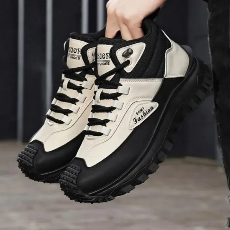 Botas para Hombre de Alta Calidad, Botines Casuales de Moda, Zapatillas Deportivas para Hombre, Botas de Senderismo Antideslizantes para Exteriores, Botas de Trabajo de Seguridad para Hombre, Botas Hombre