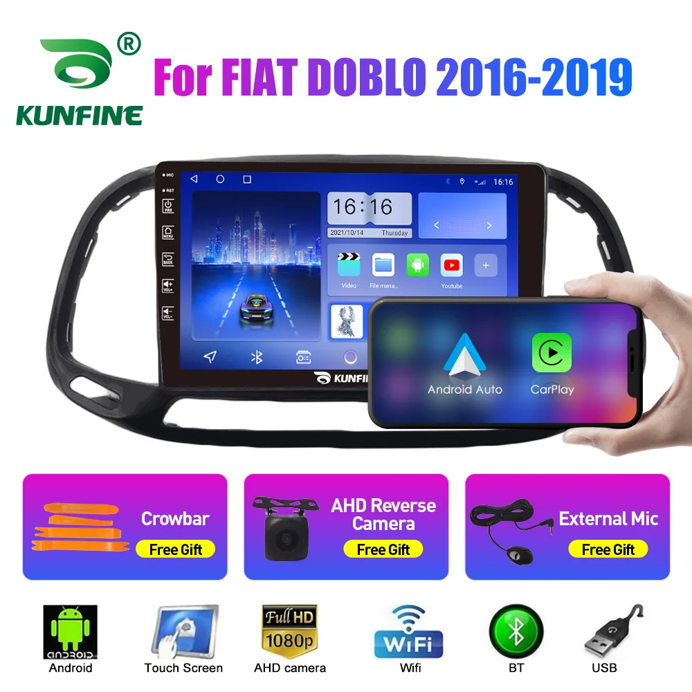 

For Fiat Doblo 2016-2019 Android Car GPS Navigation & Reversing Camera Integrated Unit