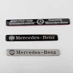 3D Aluminum For Mercedes Benz AMG Emblem Car Styling Body Trunk Fender Decoration Sticker Auto Badge Modification Accessories