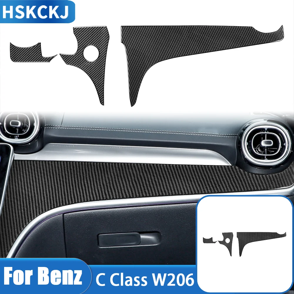 pegatinas-de-fibra-de-carbono-para-el-panel-de-la-consola-central-del-salpicadero-accesorios-interiores-para-coche-para-benz-clase-c-w206-2022-modificacion