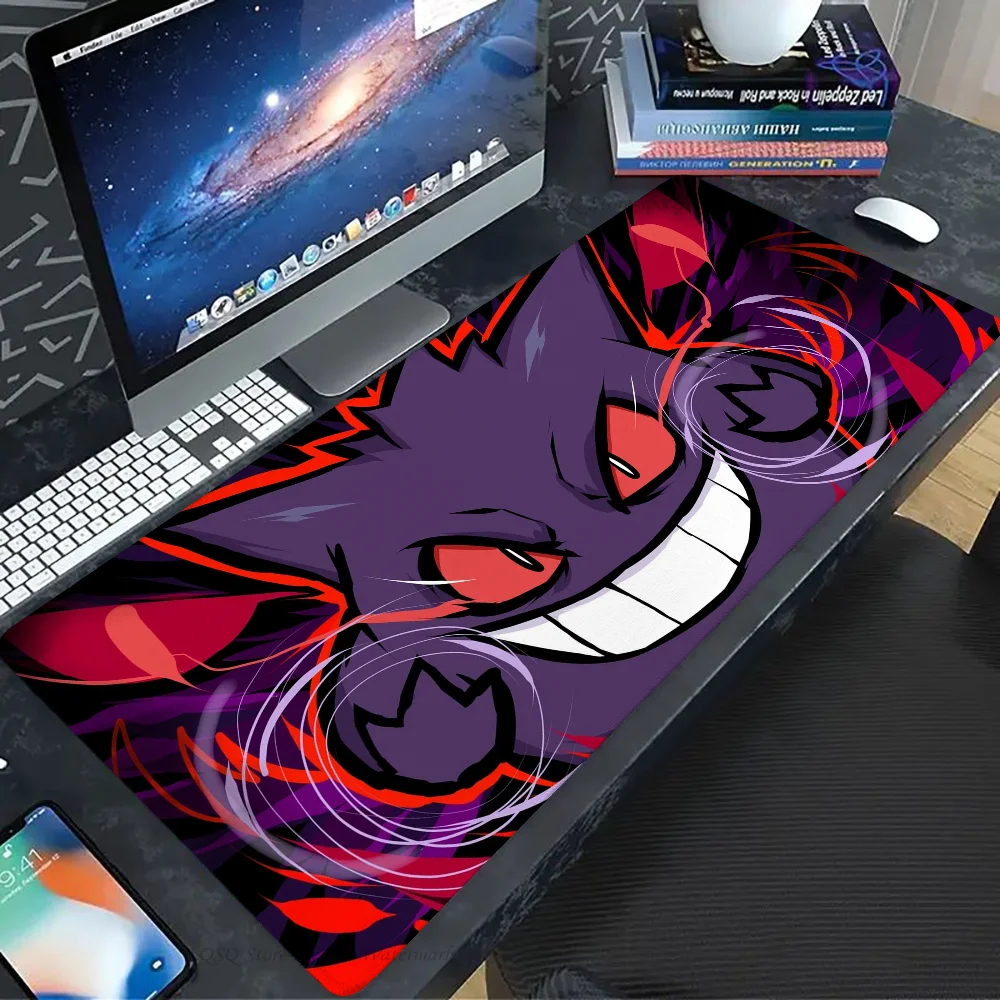 Animation G-Gengar P-Pocket M-Monsters Mousepad Mouse Mat Desk Mat With Pad Gaming Accessories Prime XXLKeyboard Pad Padding Mat