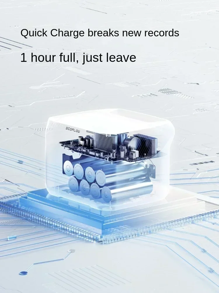 EcoFlow River 2 Energia Móvel Externa 220V Portátil de Alta Potência Grande Capacidade Carga Rápida 600W Bateria de Fosfato de Ferro de Lítio