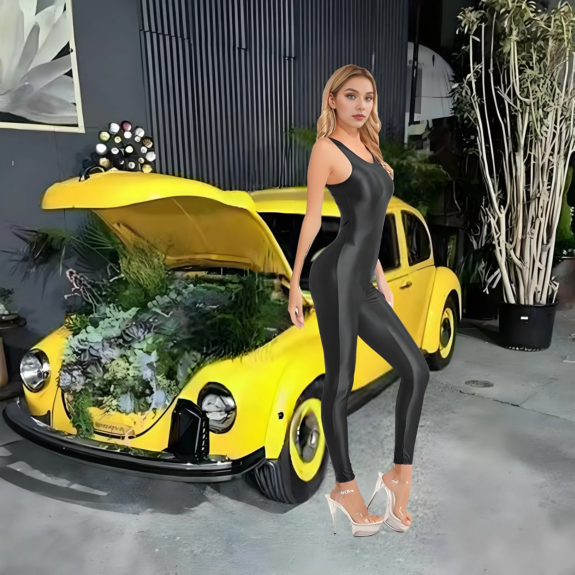 

Колготки цельный тренировочный костюм жилет танцевальный костюм Спортивный Йога велосипед гидрокостюм костюм для представлений сексуальный женский Шелковый стиль