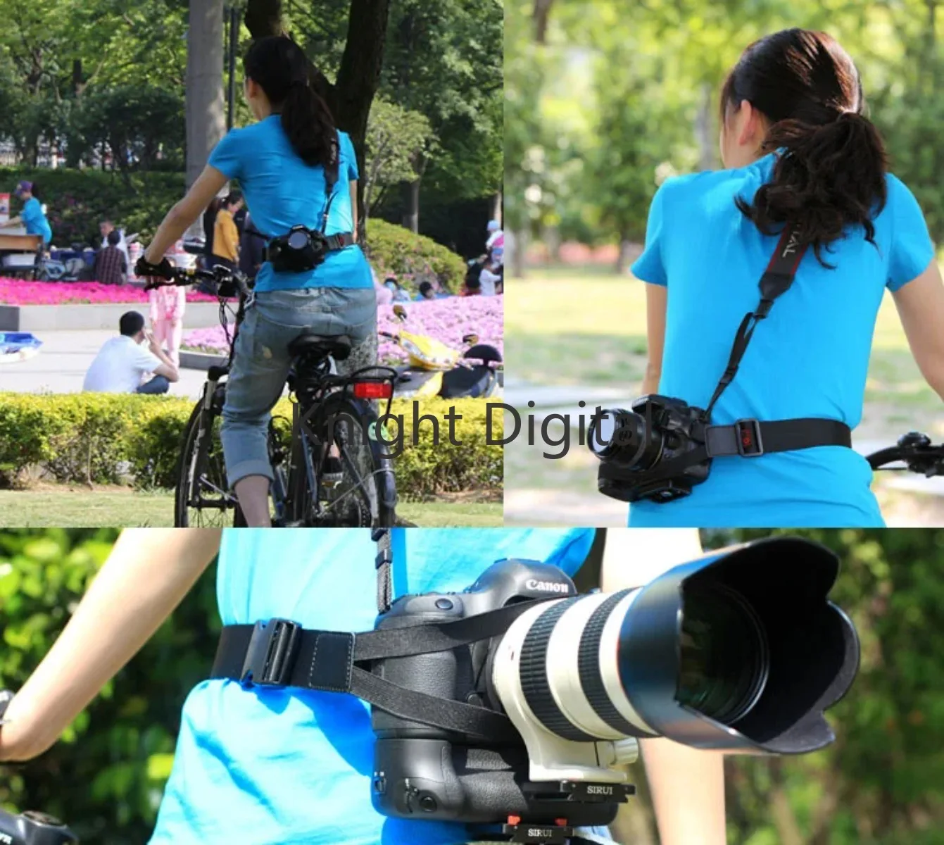 Photography Adjustable Camera Waist Belt Band Strap Mount To Hold SLR DSLR Camera Holder Traveling Bicycling Secure Belt