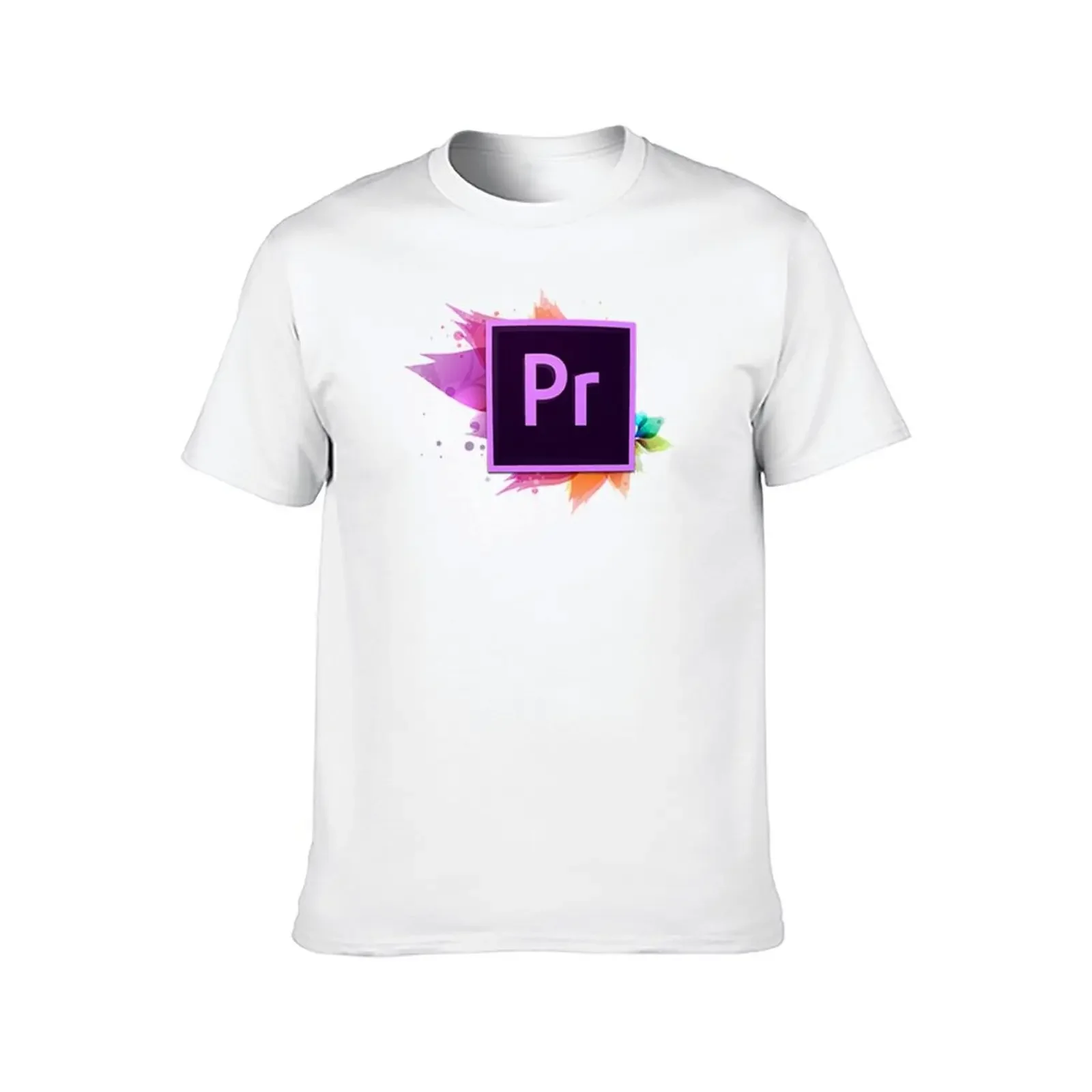 Adobe Premiere Pro T-Shirt blue lock anime clothes graphics black t-shirts for men