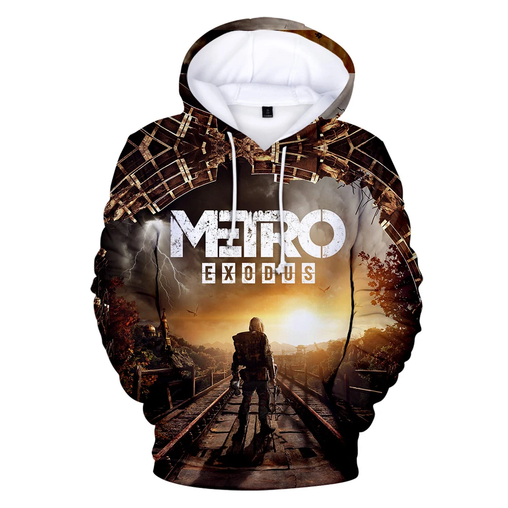 

Metro Exodus 3D Print Hoodies Game Cosplay Hooded Sweatshirt Hoodie Men Women Casual Fashion Streetwear Pullover Hip Hop Clothes