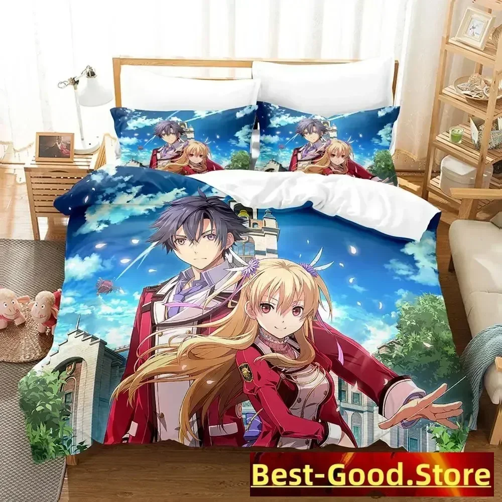 

2023 The Legend of Heroes Bedding Set Single Twin Full Queen King Size Bed Set Adult Kid Bedroom Duvetcover Sets Anime