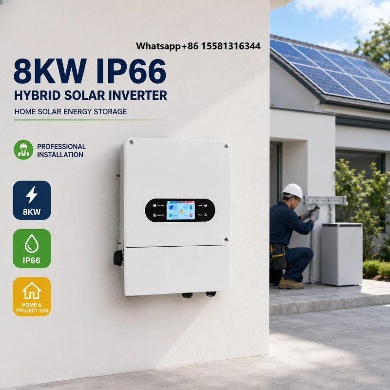 Suoer SUN-8K IP66 Hybrid Solar Inverter ON/OFF Grid & Waterproof and Dustproof 3.2kw/4.2kw/6.2kw Solar Hybrid Inverter