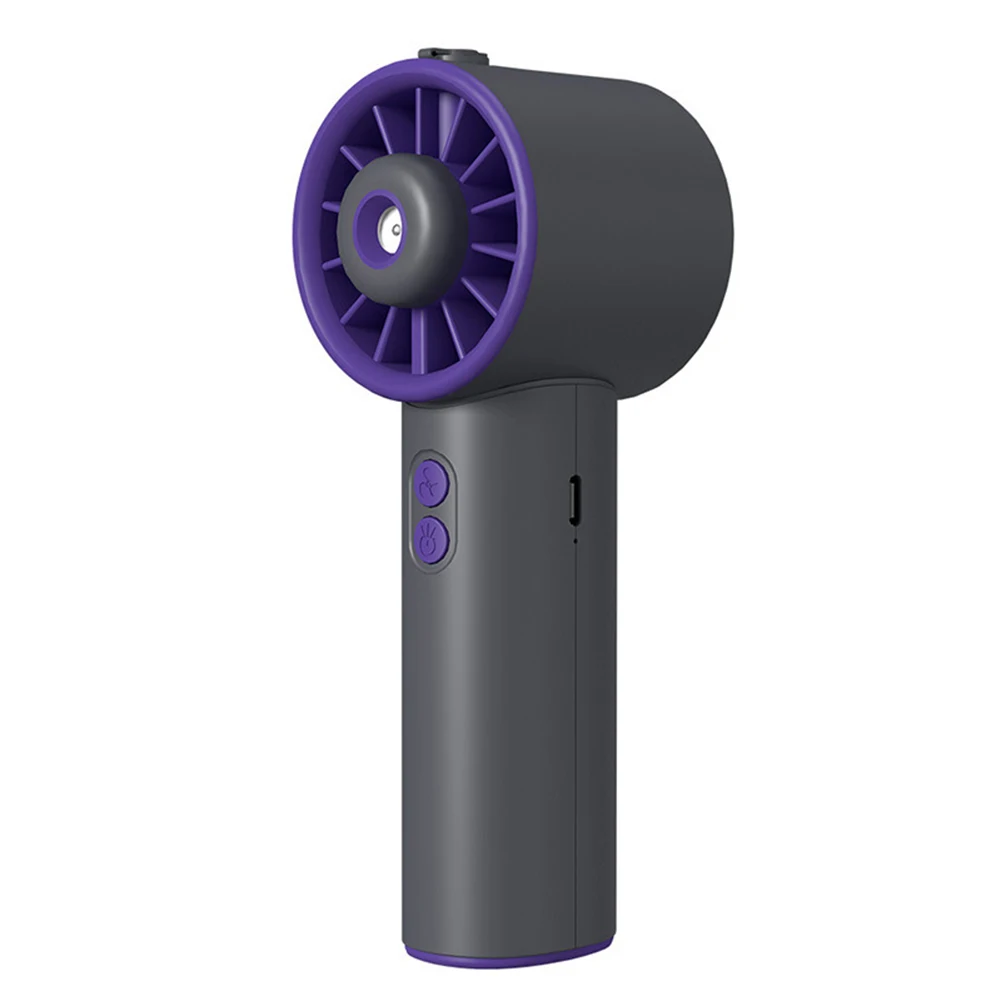Portable Mist Fan with Robust Wind Power and Humidifying Functionality Great for Summer Activities or Indoor Comfort