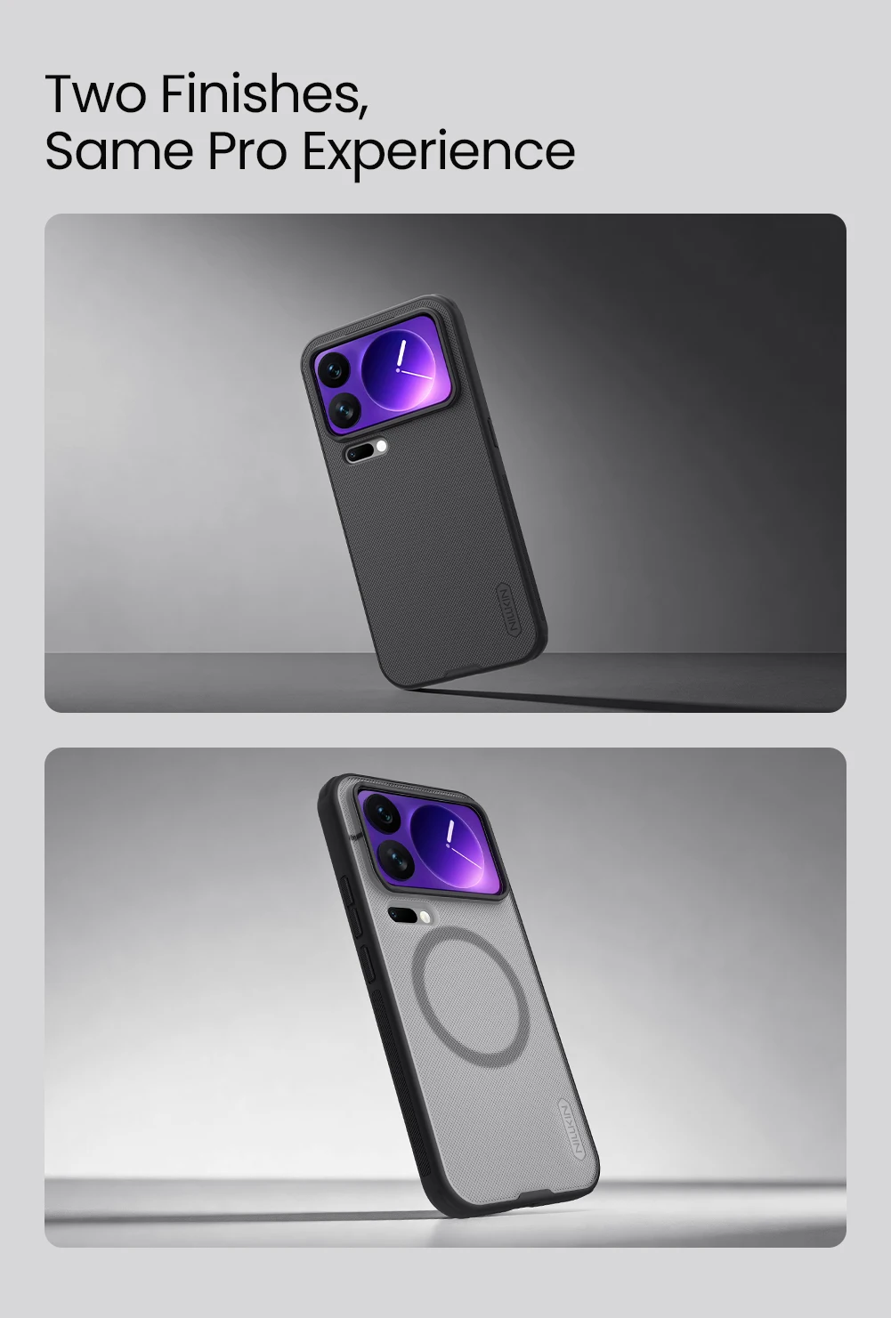 NILLKIN Schutzhülle für Xiaomi 18 Pro Max, passgenaue Hülle, magnetisch, supermatte Oberfläche, hochwertige, matte PC-Schutzhülle. – Detail 10
