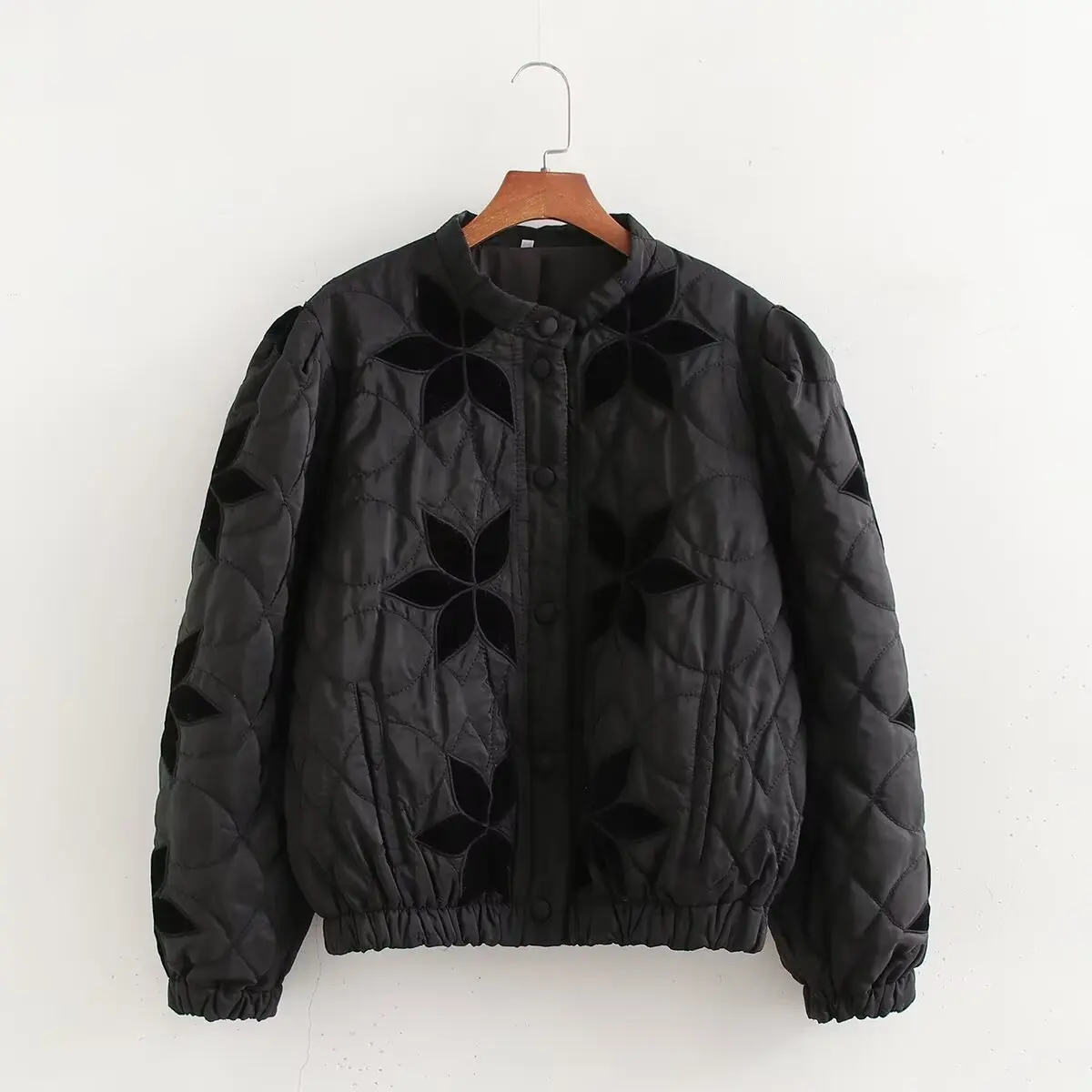 Women's Clothing 2025 Autumn and Winter New Fashion Color Blocked Cotton Jacket