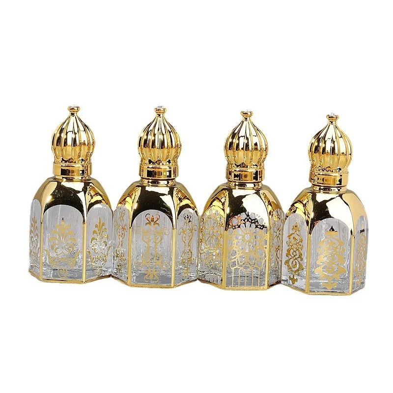 1pc 12ml mini rolo de vidro na garrafa rollbal recipiente de óleo essencial garrafa de perfume garrafa de óleo essencial vazia