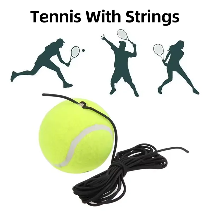 Professional Single Tennis Training Base With String Tennis Practice Partner Rebound With 4M Rope Tennis Training Equipment