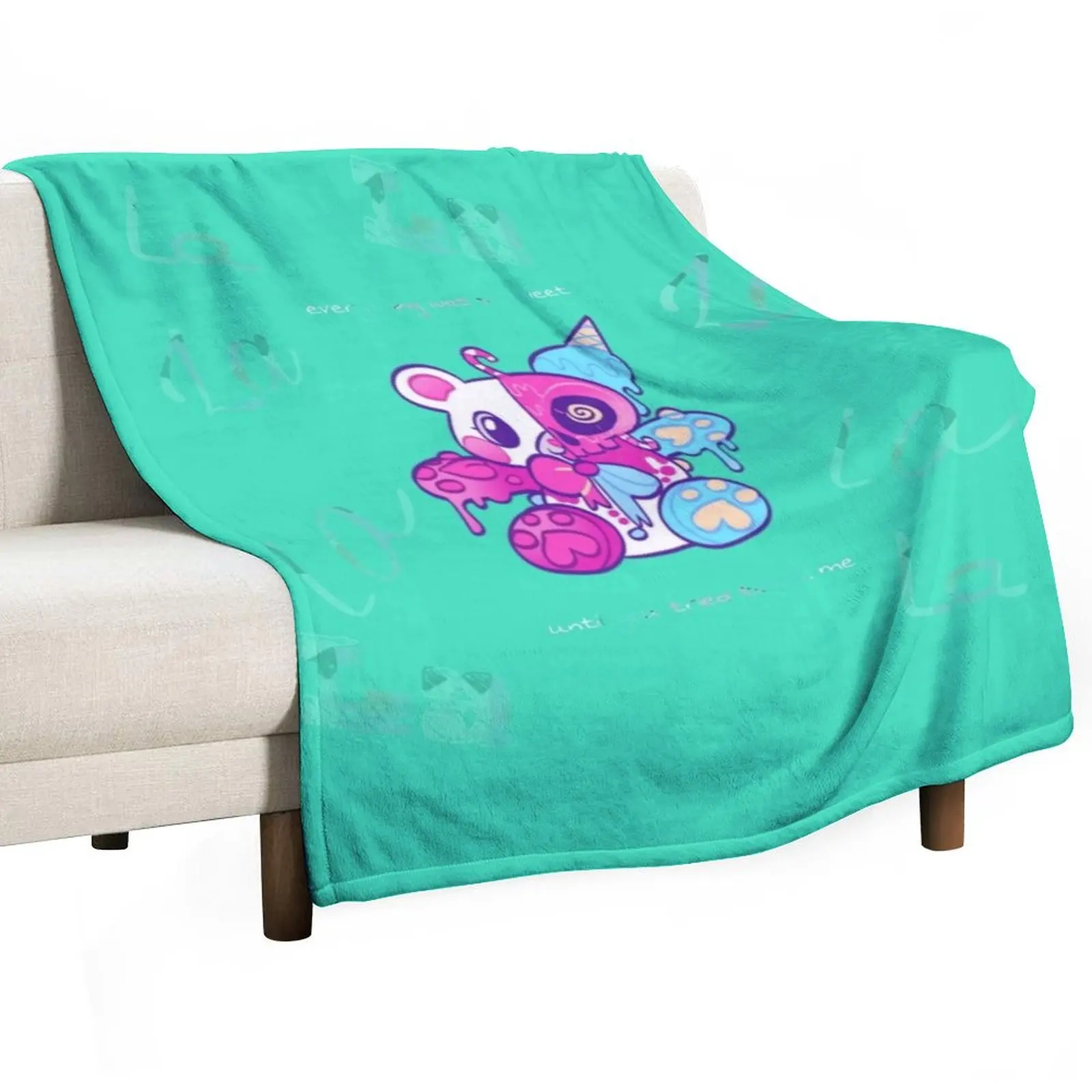 

teddy bear Throw Blanket Blankets Sofas Of Decoration For Sofa Thin Thins Blankets