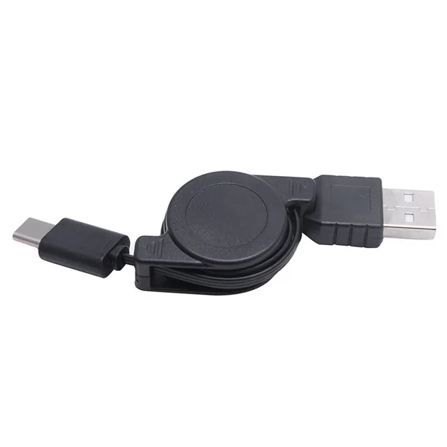 Kabel ładujący Zwijany przewód do ładowania wielu typów C/szybkiego USB do telefonu komórkowego