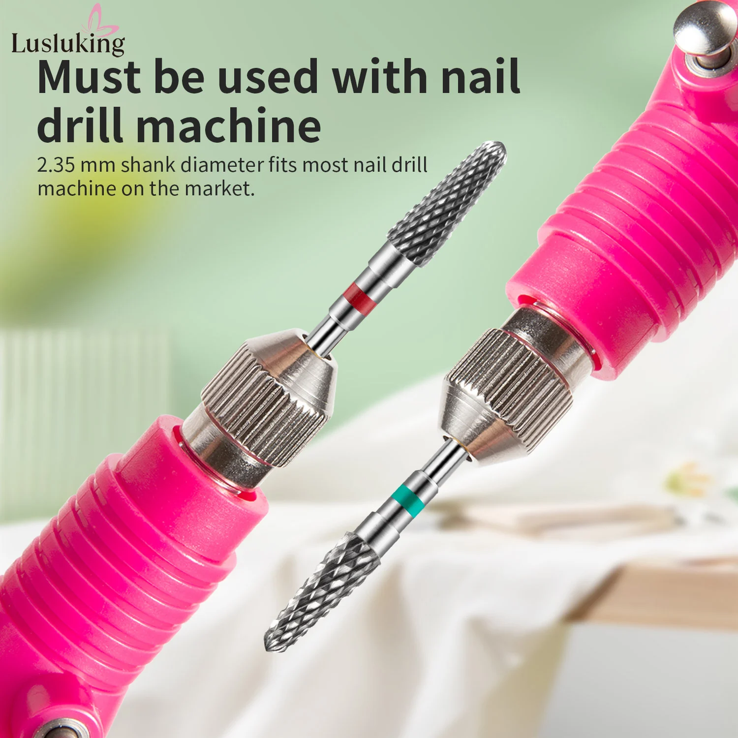 التنغستن كربيد مسمار لقمة ثقب لإزالة طلاء الجل صلابة عالية قاطعة المطحنة ل مانيكير الكهربائية باديكير أداة الحفر #6