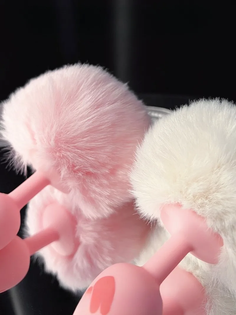 Cola de silicona con forma de pata de gato y conejo de peluche, accesorios de Cosplay divertidos y sexys para parejas, accesorio de juego de rol juguetón, complemento de disfraz de dulce deseo