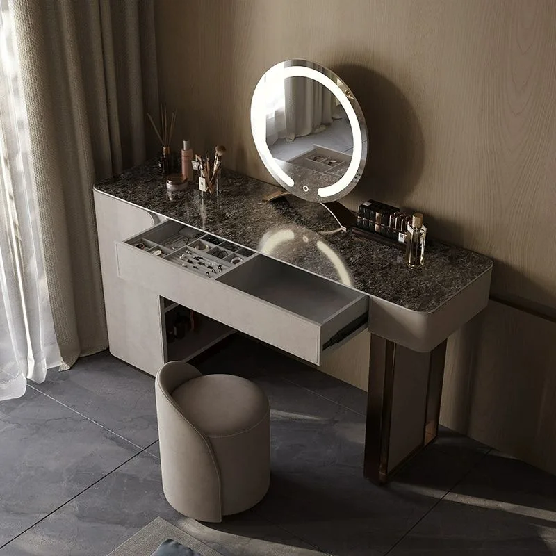 طاولة مكياج خزانة تخزين إيطالية متكاملة فاخرة وخفيفة الوزن 2025 #4