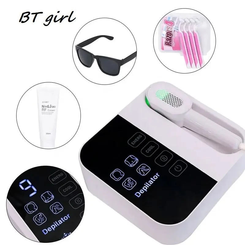 

Professional IPL Laser Hair Removal Machine 3 Freezing Levels Painless Face Body Arm Armpit Bikini Epilator Beauty Salon