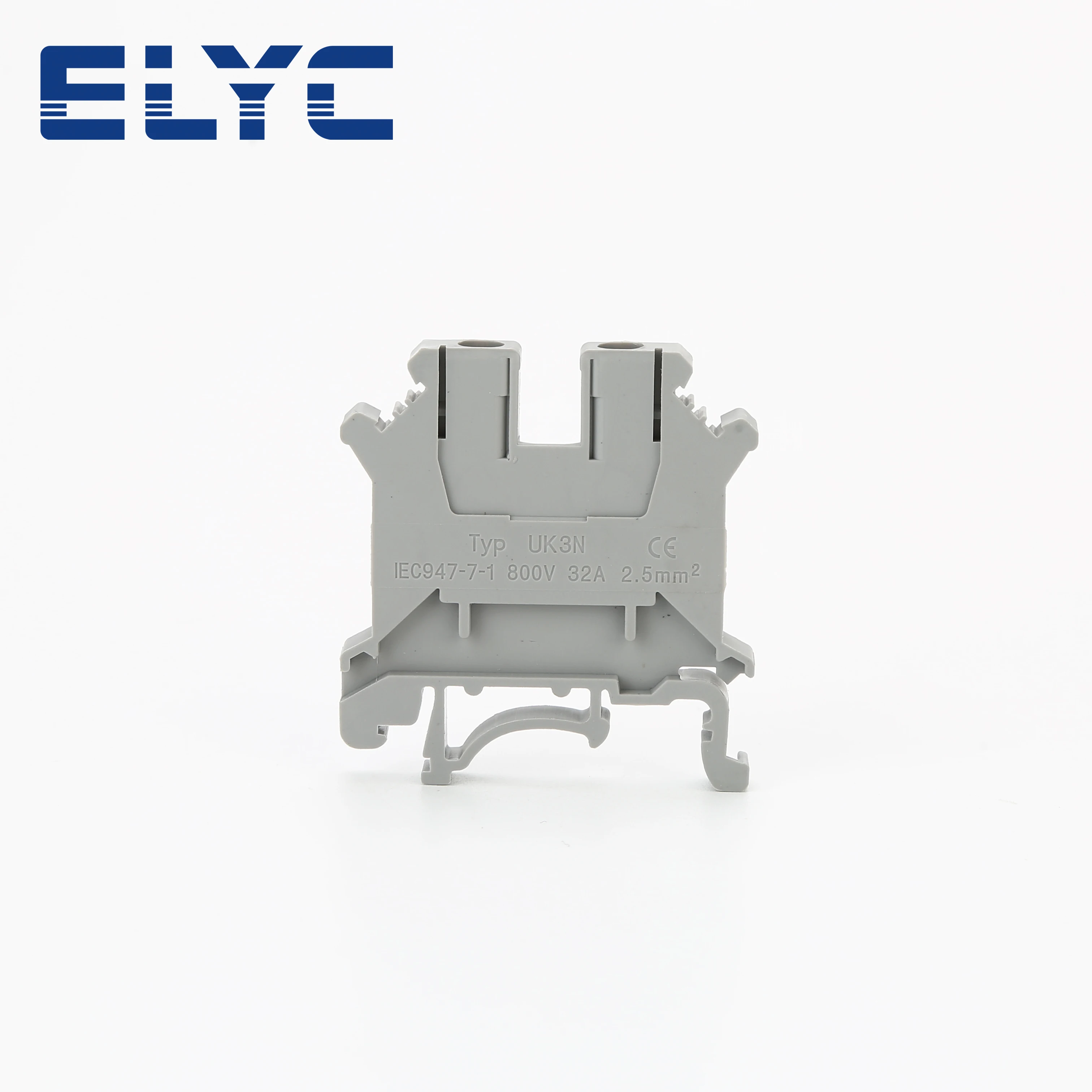 10Pcs UK3N UK3 Multi-Color Screw Feed-through Universal Plug Connductor Wire Electrical Connector Din Rail Terminal Block UK 3N